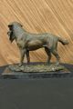 Bronze Skulptur Mit Marmor Sockel Labrador Retriever Vogel Jagd Auszeichnung Antike Bild 1