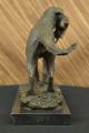 Bronze Skulptur Mit Marmor Sockel Labrador Retriever Vogel Jagd Auszeichnung Antike Bild 2
