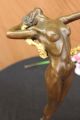 Bronze Wein Nackte Frauen Sexuelle Kunst Skulptur Figur Mit Marmorunter Antike Bild 6