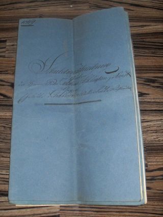 Histor.  Dokument Wilhelm Von Preußen 1844/48 - (nr.  12) Bild