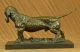 Basset Hound Dog Abbildung Art Deco Bronze Skulptur Marmorsockel Figur Geschenk Antike Bild 5