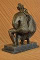 Bronze Statue Henry Moore Familie Mutter Vater Kind Abstrakt Jahrhundertmitte Antike Bild 4