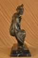 Bronze Statue Henry Moore Familie Mutter Vater Kind Abstrakt Jahrhundertmitte Antike Bild 7