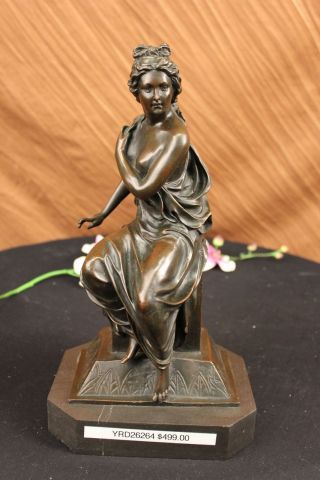 Der Träger Spezielle Schwere Bronze Gegossen Pure Nackte Frau Skulptur Bild