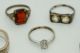 Antiker Schmuck Biedermeier Konvolut Silber Ohrstecker Ring Silber Armband Schmuck & Accessoires Bild 1
