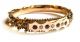 Um 1880: Rubin & Diamant Armreif,  585 Gold Diamantrosen Diamanten Rubine Armband Schmuck & Accessoires Bild 2
