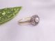 Diamant - Ring & Akoya - Perle: 585er Rotgold: Handarbeit Um 1900: Gr.  : 61 / 19,  4 Mm Ringe Bild 4