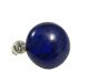 585 Weißgold Clip 0,  15ct Brillant Und Lapis Lazuli Perlenkettenclip Kettenkürzer Schmuck & Accessoires Bild 1