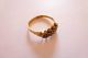 Sehr Exclusiver Prachtvoller Jugendstil Art Nouveau Ring Gold 585 Turmalin Perle Ringe Bild 1