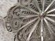 Antik Anhänger Filigran Silber Silberdraht Perlrand Verziert Blume 4,  5 Cm Dm 9gr Schmuck & Accessoires Bild 4