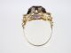 Art Deco Damen 585 14k Gelbgold Gold 10 Ct Echter Amethyst Ring,  Antik,  Größe 55 Schmuck nach Epochen Bild 5
