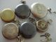 SchÖne 6xtaschenuhren - Eisenbahner - Zylinderuhren - SchlÜßeluhren - Silber Um1900/30 Taschenuhren Bild 5