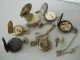 SchÖne 6xtaschenuhren - Eisenbahner - Zylinderuhren - SchlÜßeluhren - Silber Um1900/30 Taschenuhren Bild 6