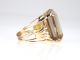 Art Deco Damen 750 18k Gelbgold 20 Ct Rauchtopas Ring,  Antik,  Größe 52 Schmuck nach Epochen Bild 5