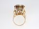 Art Deco Damen 750 18k Gelbgold 20 Ct Rauchtopas Ring,  Antik,  Größe 52 Schmuck nach Epochen Bild 7