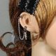 1x Ohrstecker Vintage Ear Cuff Ohrringe Earrings Xf174c Anker Kette Quasten Schmuck & Accessoires Bild 1