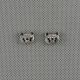 1x Brosche Schmuck Ohrclip Pin Ear Clip Ohrringe Earrings Xj0158 Panda Kristall Schmuck & Accessoires Bild 1