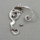1x Schmuck Männer Fashion Ear Stud Ohrringe Earrings Xf095a Linke Seite Adler Schmuck & Accessoires Bild 1