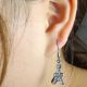 1x Schmuck Männer Retro Ear Clip Ohrringe Earrings Xdh216 Turm Tower Pylon Schmuck & Accessoires Bild 1