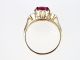 Art Deco 585 Gelb Gold 2 Ct Pink Turmalin Ring,  Unikat,  Antik Ringe Bild 6