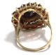 Riesig: Antiker Großer Granat Ring Gold Antique Garnet Carbuncle Ring Granate 8k Ringe Bild 3