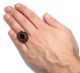 Riesig: Antiker Großer Granat Ring Gold Antique Garnet Carbuncle Ring Granate 8k Ringe Bild 4