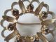 Antike Art Deco Kranz Brosche Echt Silber 835 & Vergoldet Mit 7 Echten Safiren Schmuck nach Epochen Bild 3