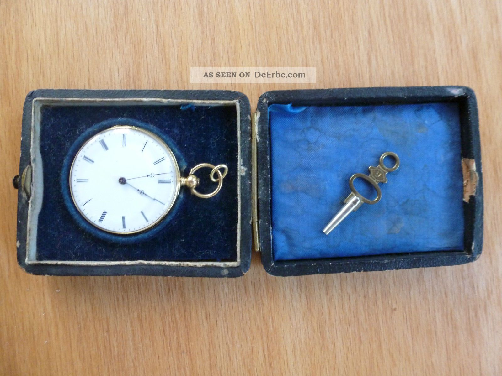 Goldene Antike Taschenuhr Taschenuhren Bild