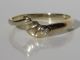 585 Diamantring 0,  02 Diamant Gelbgold Ring,  Goldring,  14 Karat Gold, Ringe Bild 4