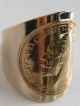 Münzring Antik Sovereign Georg V.  Sammlermünze 1930 916,  6 22 Kt 585 Gold Ringe Bild 5