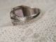 Antik Ring Siegelring Massiv 835 Silber Verziert Amethyst Facetten Rg 56 / 10,  5g Ringe Bild 5