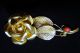 Brosche Rose - Goldfarbe - Mit Einer Korallen Perle - Alter Unbekant/nachlaß Broschen Bild 1