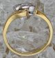 Brillant Ring In Aus 750 Gold Ring Artdeco Schmuck Mit Solitär Diamant Gelb Gold Schmuck nach Epochen Bild 2