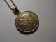 Anhänger Medaille Münze,  Öse 333 Gold Mit Kette Ploro 18k,  Griechenland,  Selten Schmuck & Accessoires Bild 4