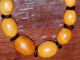 Traumhafte Butterscotch - Honig - Bernsteinkette - Real Amber - 42,  5gr - Große Oliven - 51cm Schmuck nach Epochen Bild 5