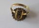 WunderschÖner Granat - Ring Aus Nachlass Jugendstil Ca.  1900 Schmuck nach Epochen Bild 5