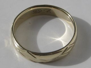 Trauring 585 Gelbgold Ring Goldring Ehering Verlobungsring Freundschaftsring Bild