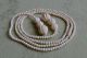 Art Deco Bein Perlen Kette Halskette Beinkette Länge 82 Cm Schmuck nach Epochen Bild 3