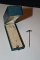 Krawattennadel In Karton,  Fuchs Mit Gerte,  Gold,  Antik,  585 Gold, Schmuck & Accessoires Bild 5