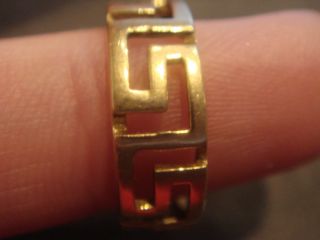 Schöner Keltischer Ehering Goldring 585 Gestempelt Aus Erbschaft Bild