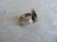 Exquisiter Ring Im Art Deco Stil,  Silber835 Mit Jade,  Größe Ringschiene Verstellb. Ringe Bild 4