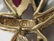 333 Gold Schmetterling Anhänger,  Kette Diamant Saphir Rubin Gelbgold Weissgold Schmuck & Accessoires Bild 7