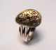 Rarität Damen - Ring Silber 800 M.  Echt - Gold Ornament Rubin Ursula Bach - Wild Ringe Bild 1