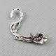 1x Pin Ear Cuff Jewellery Rhinestones Earrings Ohrschmuck Xf170a Left Side Fox Schmuck & Accessoires Bild 1