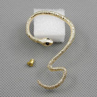 1x Punk Pin Ear Clip Retro Jewellery Earrings Ohrschmuck Xf177d Left Side Snake Bild