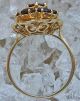 Antikringe In Aus 14kt 585 Gold Ring Granat Ring Mit Granate Damen Ring Granaten Ringe Bild 2