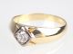 Jugendstil 585 Gelb Gold Altschliff Diamant Solitär 0,  30 Ct Ring,  Verlobung,  Antik Ringe Bild 10