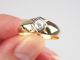 Jugendstil 585 Gelb Gold Altschliff Diamant Solitär 0,  30 Ct Ring,  Verlobung,  Antik Ringe Bild 6