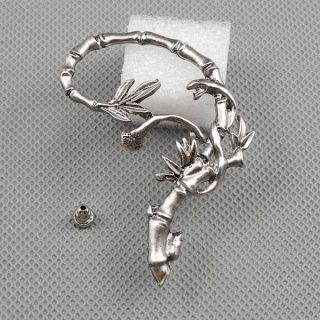 1x Punk Pin Ear Clip Vintage Women Earrings Ohrschmuck Xf181a Left Side Bamboo Bild