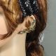 1x Punk Pin Ear Clip Jewellery Nail Earrings Ohrschmuck Xf182b Left Side Plum Schmuck & Accessoires Bild 2